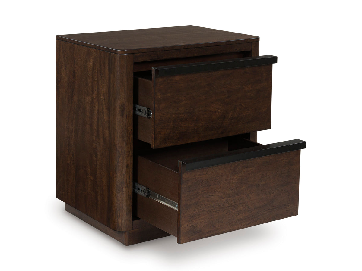 Kendamor Two Drawer Night Stand