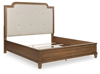 Jorlaina Queen Upholstered Panel Bed