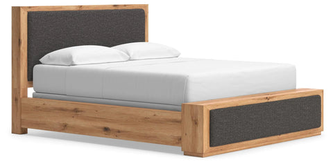 Bracken California King Upholstered Panel Bed