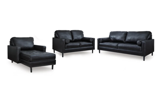 Bryceview Sofa Set; Onyx