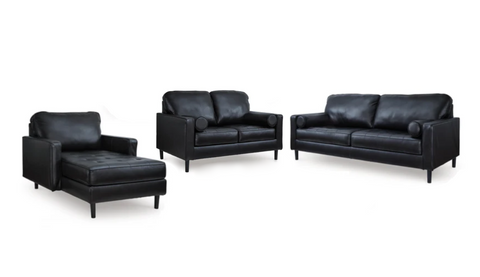 Bryceview Sofa Set; Onyx