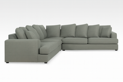 Monterra 2-Piece Sectional with Chaise;Smoke