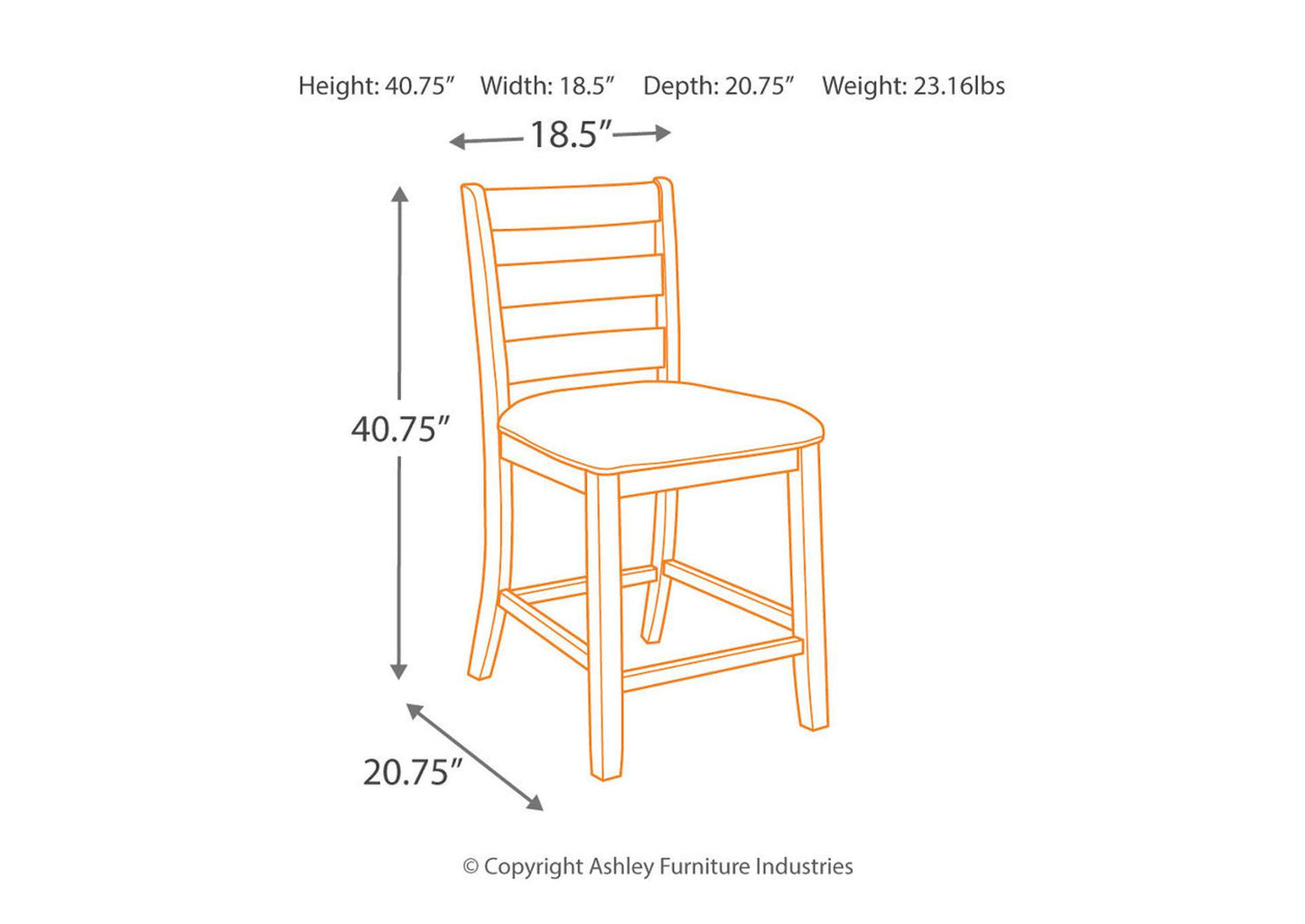 Rokane Upholstered Barstool