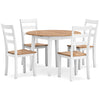 Gesthaven Round DRM Drop Leaf Table and 4 Chairs