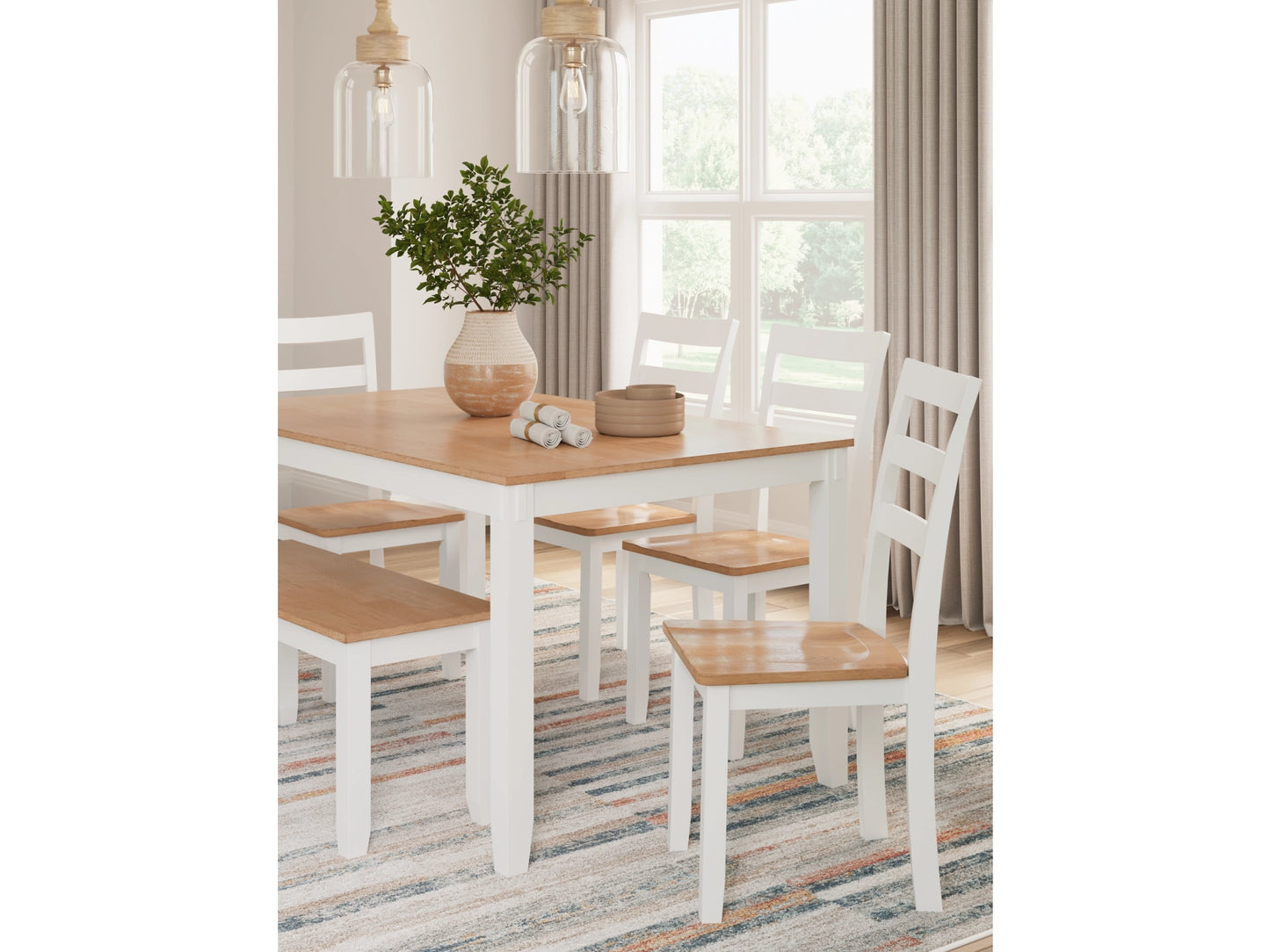 Gesthaven Dining Room Table Set (6 Seaters)