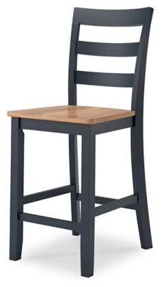 Gesthaven Barstool; Natural/Blue