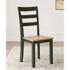 Gesthaven Dining Table and Chairs with Bench (Set of 6)