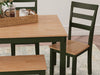 Gesthaven Dining Table and Chairs with Bench (Set of 6)