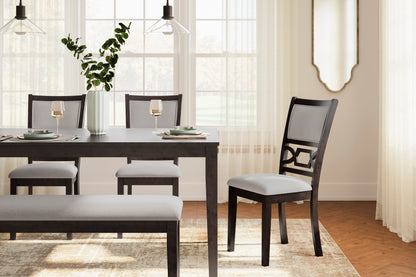 Langwest Dining Room Table, Bench and 4 Chairs