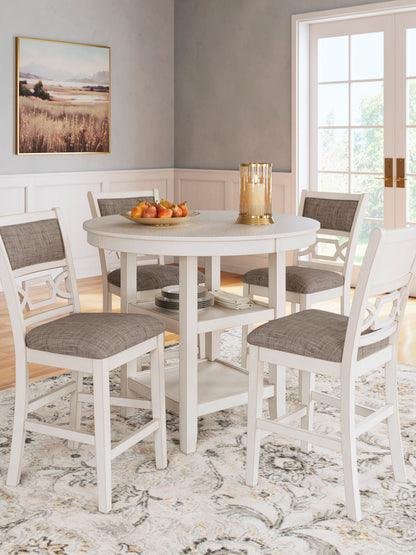 Erinberg DRM Counter Table Set; Antique White