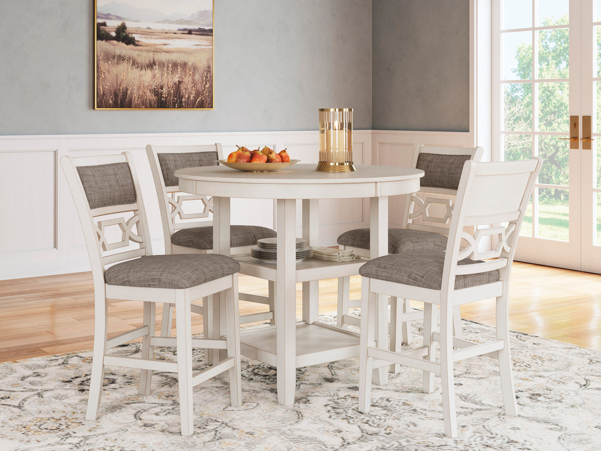 Erinberg DRM Counter Table Set; Antique White