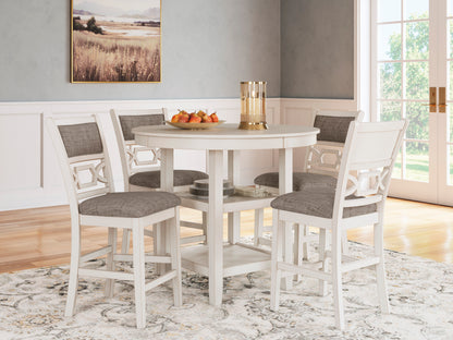 Erinberg DRM Counter Table Set; Antique White