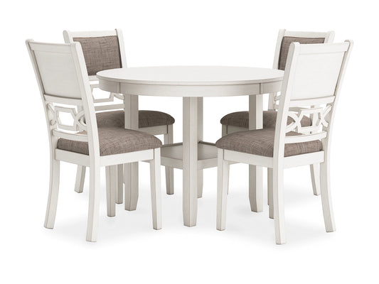 Erinberg Round Dining Room Table Set (4 Seaters)