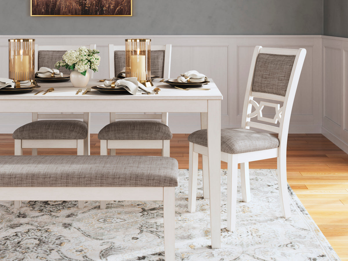 Erinberg Dining Room Table, Bench and 4 Chairs