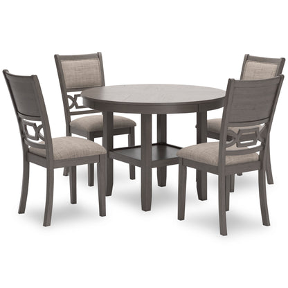 Wrenning Dining Room Table and 4 Chairs (Set of 5)