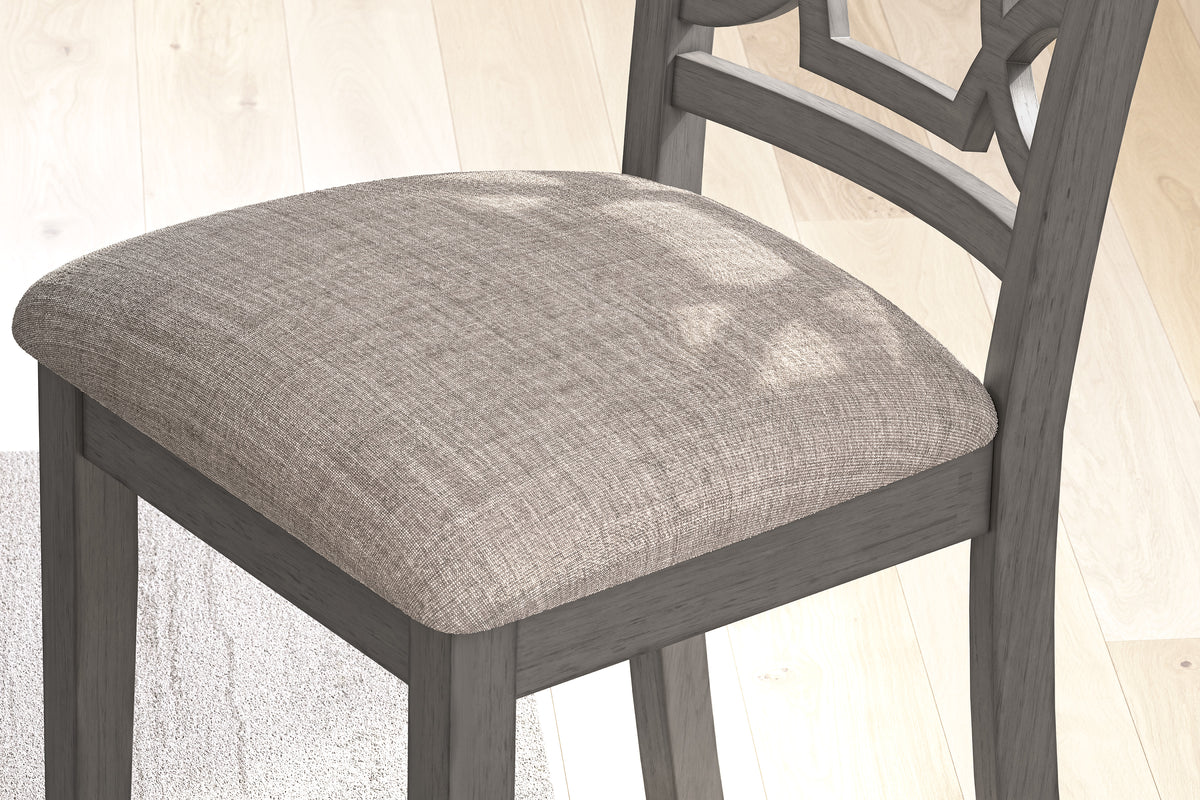 Wrenning Dining Table with 4 Chairs and Bench (Set of 6)