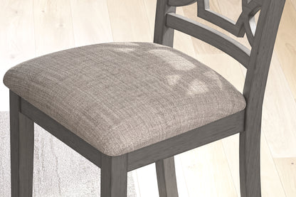 Wrenning Dining Table with 4 Chairs and Bench (Set of 6)