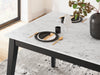 Jettaya Rectangular Dining Room Table; Black