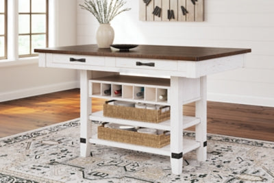 Valebeck Storage Counter Height Dining Table