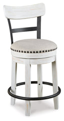Valebeck Counter Height Bar Stool; White