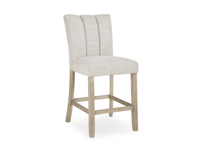 Karmenton Counter Height Dining Table and 4 Barstools
