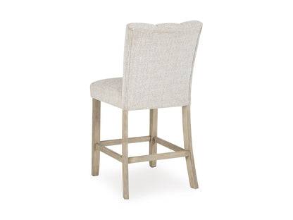Karmenton Counter Height Dining Table and 4 Barstools