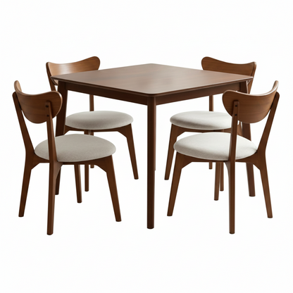 Fraddoni Dining Table and 4 Chairs (Set of 5)