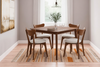 Fraddoni Dining Table and 4 Chairs (Set of 5)