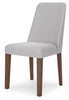 Lyncott Dining Chair; Gray Brown