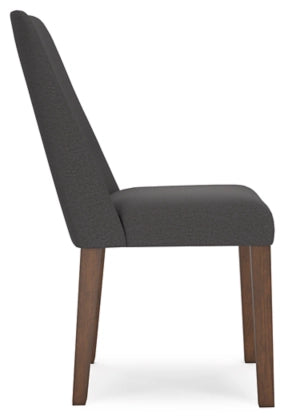 Lyncott Dining Chair; Charcoal