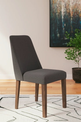 Lyncott Dining Chair; Charcoal