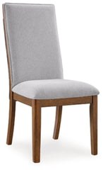 Lyncott Dining Chair; Beige Brown