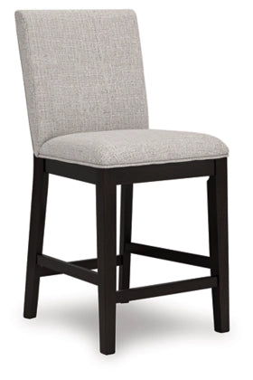 Neymorton Dining Room Counter Table and 6 Chairs