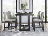 Neymorton Dining Room Counter Table and 6 Chairs