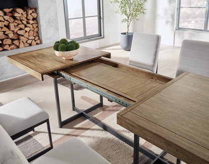 Tomtyn Dining Table and 8 Chairs; Light Brown