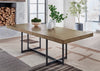 Tomtyn Dining Table and 8 Chairs; Light Brown
