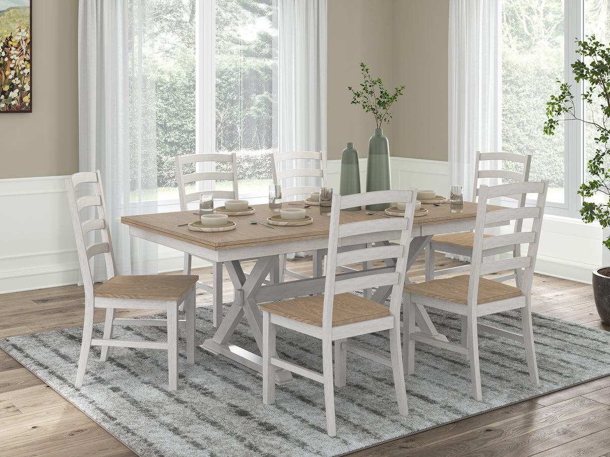 Westlinport Dining Table and 6 Chairs