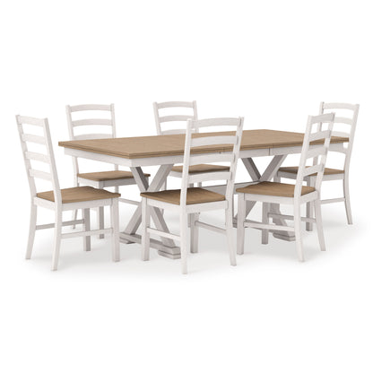 Westlinport Dining Table and 6 Chairs