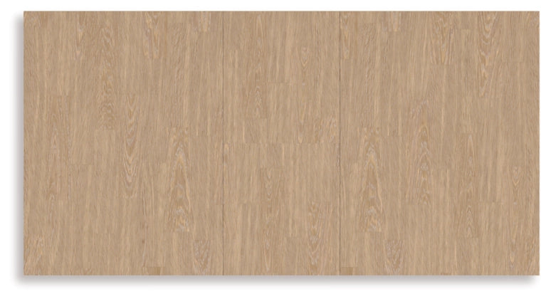 Westlinport RECT DRM Butterfly EXT Table;Antique White/Natural