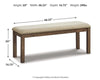 Morriville Dining Table with Bench and Chairs (Set of 6)