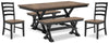 Wildenauer Dining Table, 2 Chairs and 2 Benches