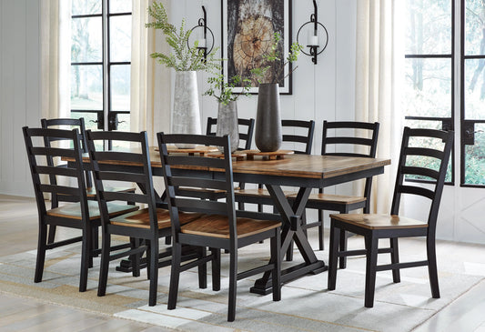 Wildenauer Dining Table and 8 Chairs