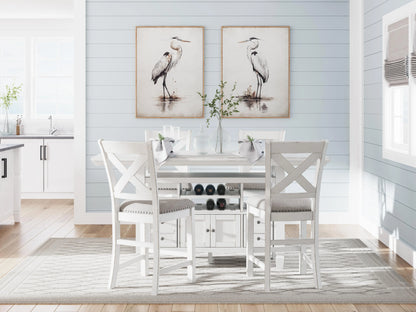Robbinsdale Counter Height Dining Table and 4 Barstools