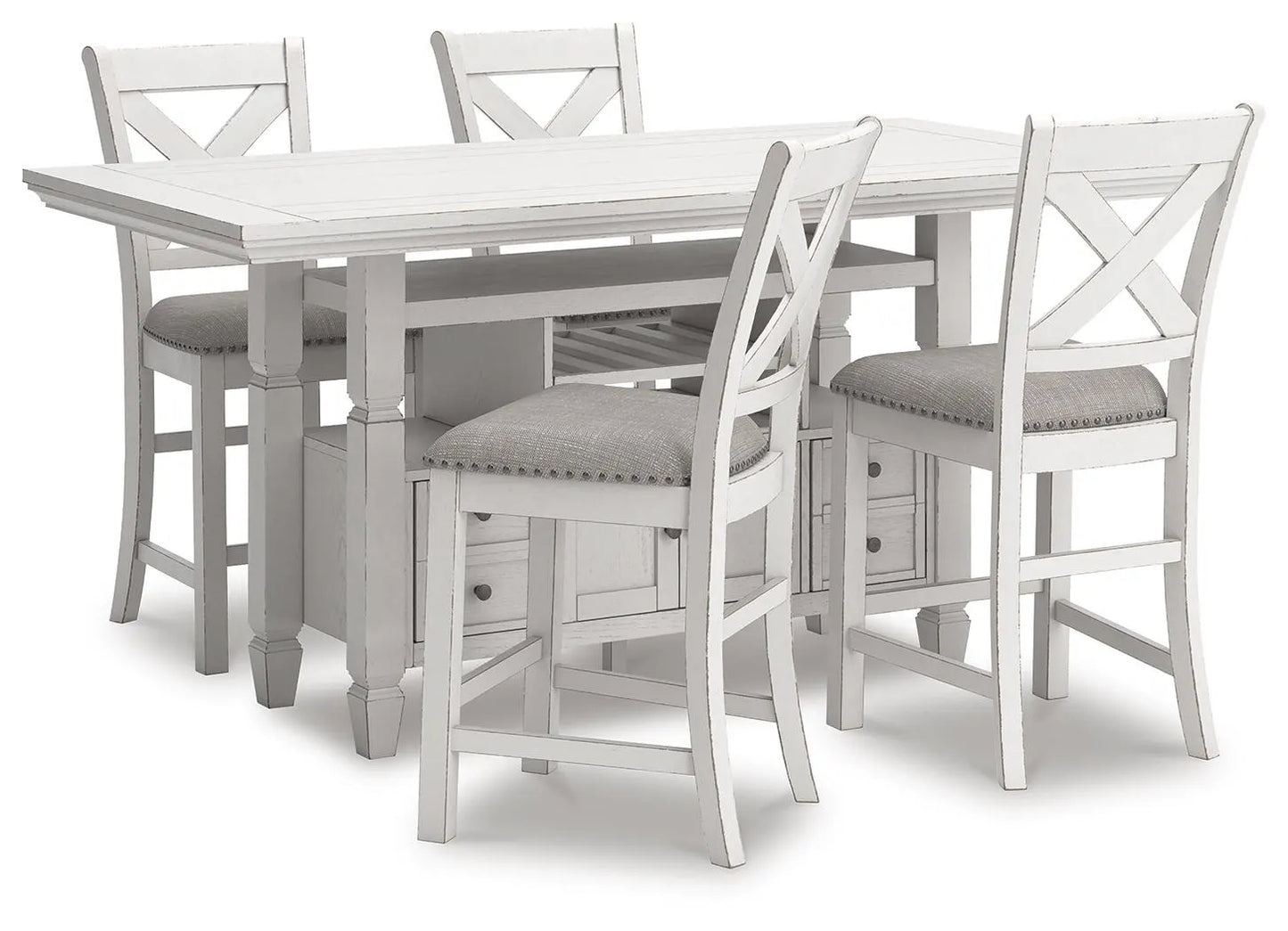 Robbinsdale Counter Height Dining Table and 4 Barstools