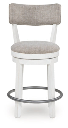 Robbinsdale Counter Height Dining Table and 4 Barstools; Antique White