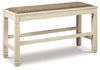 Bolanburg Counter Height Dining Table, a Bench and 4 Barstools