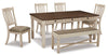 Bolanburg Dining Set With Table,Bench and Chair