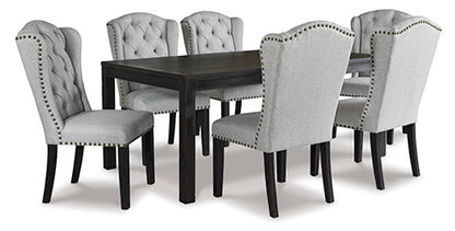 Jeanette Dining Table and Chair (set of 7) (Now 58%OFF)