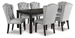 Jeanette Dining Table and Chair (set of 7) (Now 58%OFF)