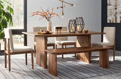 Isanti Dining Table,Bench and Chairs (Set of 6)